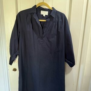 Pomander Place Dark Blue Men's Casual Shirt
